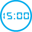 ticken tijd icon leren blind typen in 15 uur